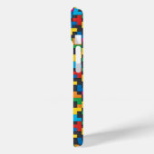 Retro Tetris Blocks Seamless Pattern Case-Mate iPhone Hülle (Rückseite / Links)