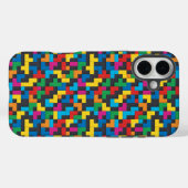 Retro Tetris Blocks Seamless Pattern Case-Mate iPhone Hülle (Rückseite (Horizontal))