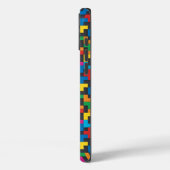 Retro Tetris Blocks Seamless Pattern Case-Mate iPhone Hülle (Rückseite / Links)