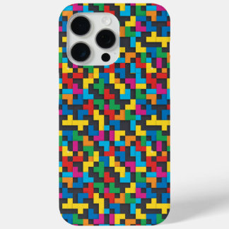 Retro Tetris Blocks Seamless Pattern Case-Mate iPhone Hülle