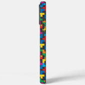 Retro Tetris Blocks Seamless Pattern Case-Mate iPhone Hülle (Rückseite / Links)