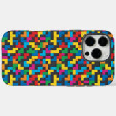 Retro Tetris Blocks Seamless Pattern Case-Mate iPhone Hülle (Rückseite (Horizontal))