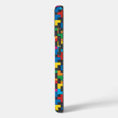 Retro Tetris Blocks Seamless Pattern Case-Mate iPhone Hülle (Rückseite / Links)