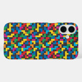 Retro Tetris Blocks Seamless Pattern Case-Mate iPhone Hülle (Rückseite (Horizontal))