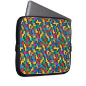 Retro Tetris Blocks Seamless Pattern Laptopschutzhülle (Vorne Rechts)