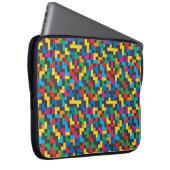 Retro Tetris Blocks Seamless Pattern Laptopschutzhülle (Vorne Rechts)