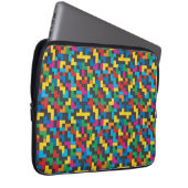 Retro Tetris Blocks Seamless Pattern Laptopschutzhülle (Vorne Rechts)