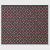 Retro Teufel-Kopf Geschenkpapier (Flach)