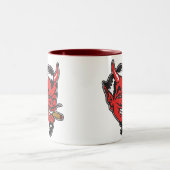 Retro Teufelskopf Kaffeetasse (Mittel)