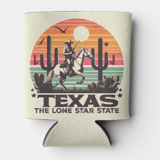 Retro Texas Dosenkühler (Vorderseite)