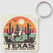 Retro Texas Schlüsselanhänger (Rückseite)