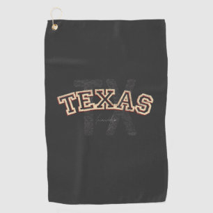 Retro Texas Vintag Lone Star Staat USA Golfhandtuch