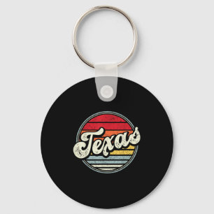Retro Texas Zuhause Staat Cool 70er Style Sunset M Schlüsselanhänger