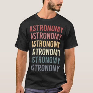 Retro-Text Astronomie T-Shirt