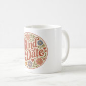 Retro-Text Blinddate Kaffeetasse (VorderseiteRechts)