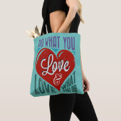 Retro Text Design: TUN, WAS SIE LIEBE ... Tasche (Von Nahem)