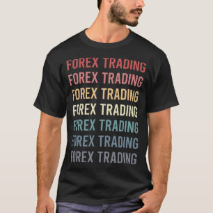 Retro-Text Devisenhandel Händler T-Shirt