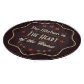 Retro Text Kitchen Quote Schneidebrett (Ecke)