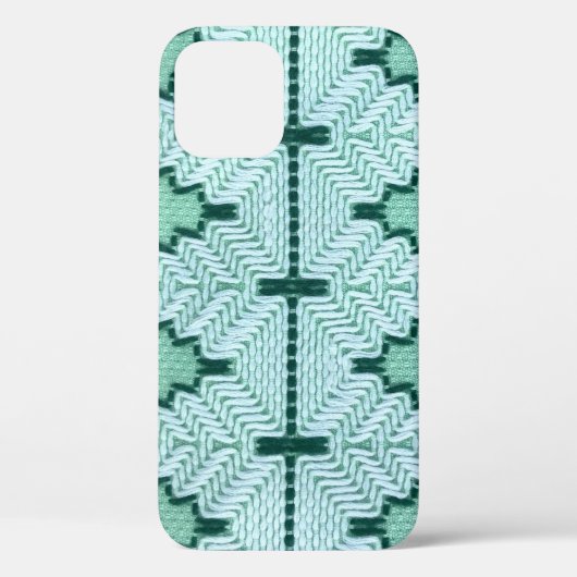 Retro textiles Garnhuschen, grafischer Puls. Case-Mate iPhone Hülle (Rückseite)