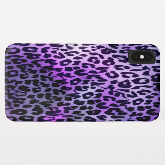 Retro-Textur von Leoparden Case-Mate iPhone Hülle (Rückseite (Horizontal))