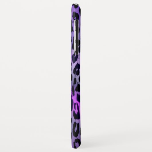 Retro-Textur von Leoparden Case-Mate iPhone Hülle (Hinten/Links)