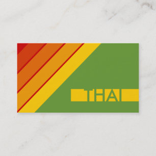 Retro THAI Visitenkarte
