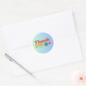 Retro Thank You Sticker (Umschlag)