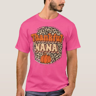Retro Thankful Mama Hello Herbst Vibes Danke T-Shirt
