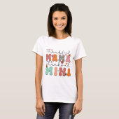 Retro Thankful Mama Thankful Mini - Fall T-Shirt (Vorne ganz)
