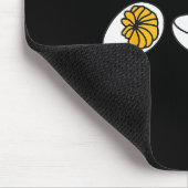 Retro Thanksgiving Dinner Du weißt warum ich hier Mousepad (Ecke)