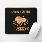 Retro Thanksgiving Mother Baby Nurse Stpartum Mate Mousepad (Mit Mouse)