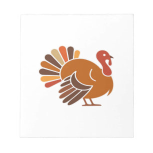 Retro Thanksgiving Truthahn � Herbsternte-Design C Notizblock