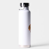 Retro Thanksgiving Truthahn � Herbsternte-Design C Trinkflasche (Rechts)