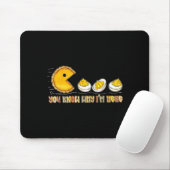 Retro Thanksgiving You Know Why I'm Here Deviled E Mousepad (Mit Mouse)