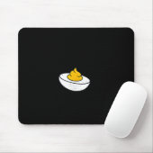 Retro Thanksgiving You Know Why I'm Here Deviled E Mousepad (Mit Mouse)