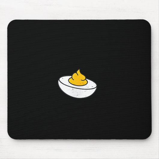 Retro Thanksgiving You Know Why I'm Here Deviled E Mousepad (Vorne)