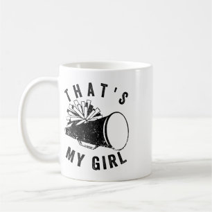 Retro That's My Girl Cheer Mom Cheer Leading Mädch Kaffeetasse