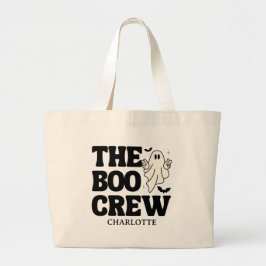  Retro The Boo Crew Spooktacular Halloween Jumbo Stoffbeutel