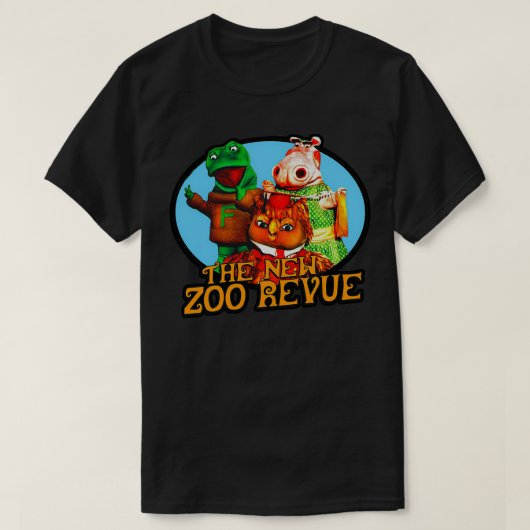 Retro The New Zoo Revue kommt direkt zu dir Tribut T-Shirt (Design vorne)