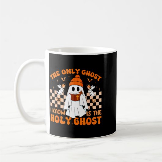 Retro The Only Ghost I Know Is The Holy Christian Kaffeetasse (Links)
