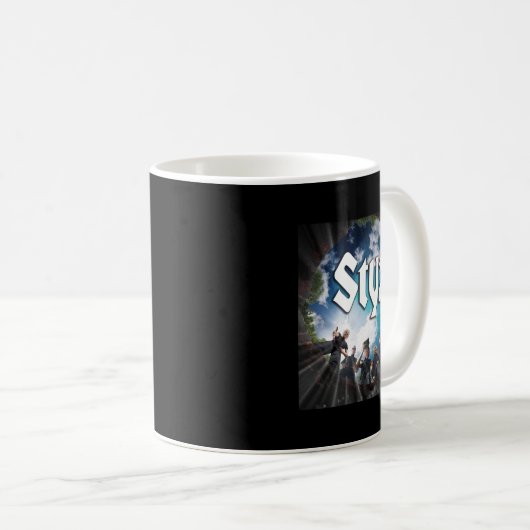 Retro the STYX Band Classic Music Gift for Fans Kaffeetasse (VorderseiteRechts)