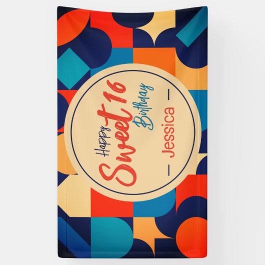 Retro-Thema Banner (Vertikal)