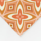 Retro Thema-Muster-Fleecethrow-Decke Fleecedecke (Ecke)