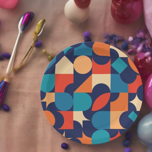 Retro-Thema Pappteller