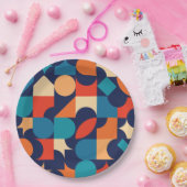 Retro-Thema Pappteller (Party)