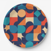 Retro-Thema Pappteller (Vorderseite)