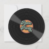 Retro Themed Party Personalisiert Einladung (Vorderseite)