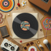 Retro Themed Party Personalisiert Einladung