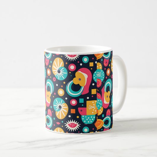 Retro Themed-Tasse Kaffeetasse (VorderseiteRechts)