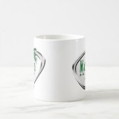 Retro themenorientiertes McGee Logo #2 Kaffeetasse (Mittel)